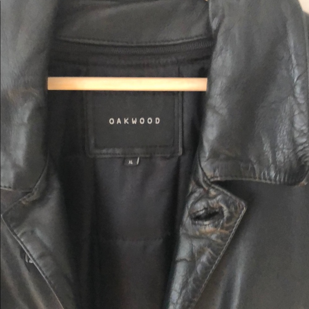 Jacket 100% ne cuir de marque Oakwood size XL